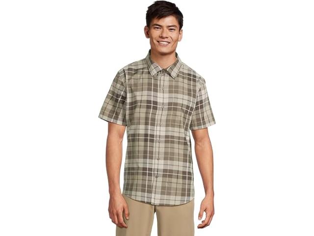 (取寄) マーモット メンズ ノベルティ ショート スリーブ シャツ Marmot men AirExchange SolarShield Novelty Short Sleeve Shirt Hickory Nut Wayland Plaid