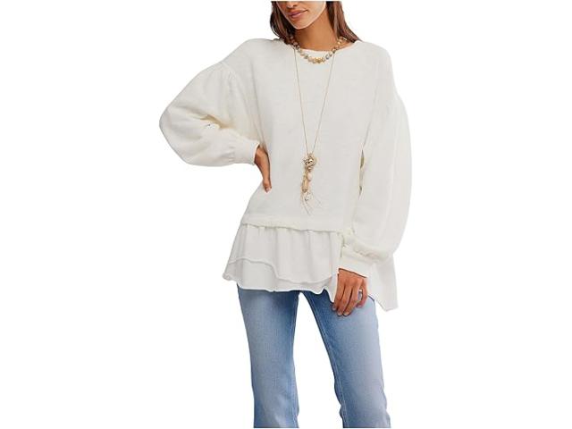 (取寄) フリーピープル レディース マディー ロング スリーブ Free People women Maddie Long Sleeve Clean Ivory