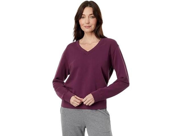 (取寄) モッドオードック レディース フレンチ テリー ディープ V-ネック Mod-o-doc women Mod-o-doc French Terry Deep V-Neck Passion Plumの通販は