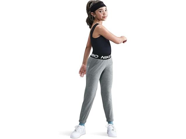 (取寄) ナイキ キッズ キッズ プロ フリース ドライ-フィット ジョガーズ (リトル キッド/ビッグ キッド) Nike Kids kids Pro Fleece Dri-FIT Joggers (Little Kid/Big Kid) Carbon Heather/Dark Steel Grey/White