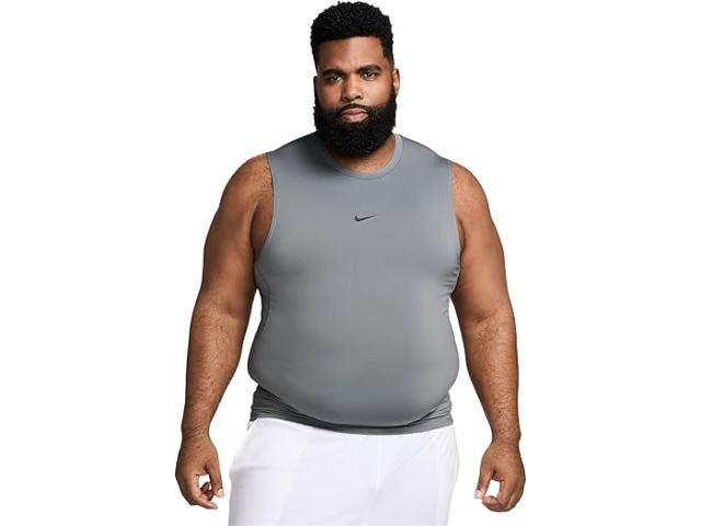 (取寄) ナイキ メンズ プロ ドライ-フィット スリム スリーブレス トップ Nike men Pro Dri-FIT Slim Sleeveless Top Smoke Grey/Black