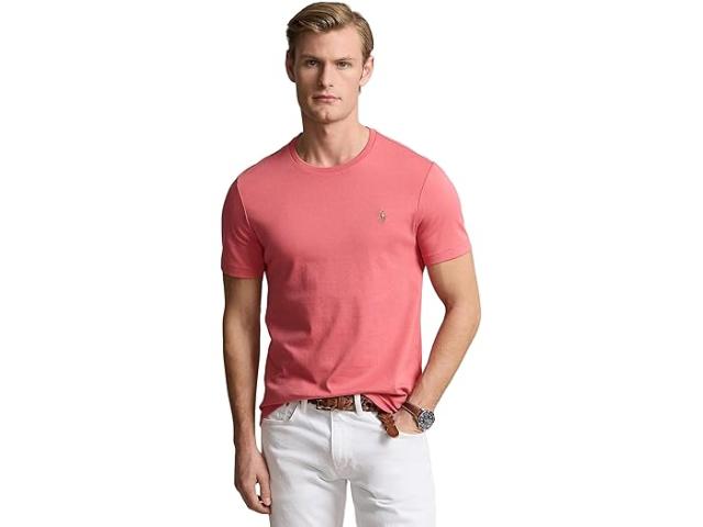 (取寄) ラルフローレン メンズ クラシック フィット ソフト コットン T-シャツ Polo Ralph Lauren men Polo Ralph Lauren Classic Fit Soft Cotton T-Shirt Adirondack Berryの通販は