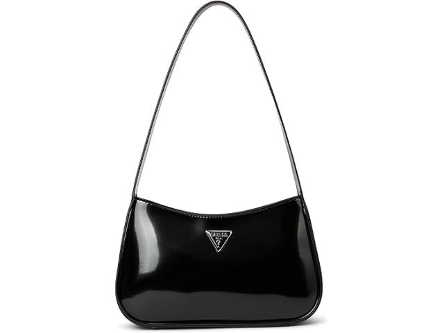 (取寄) ゲス レディース トップ ジップ ショルダー バッグ GUESS women Arnela Top Zip Shoulder Bag Black 1