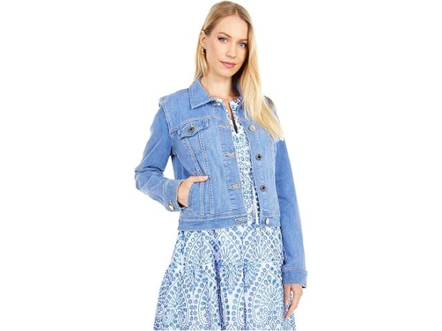 (取寄) リリー ピュリッツァー レディース シースプレー デニム ジャケット Lilly Pulitzer women Seaspray Denim Jacket Caribbean Blues Wash