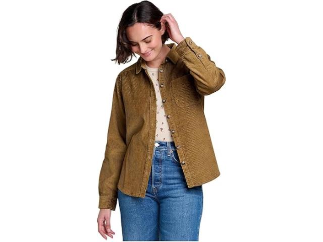 (取寄) トードアンドコー レディース カスケーディア ロング スリーブ シャツ Toad&Co women Cascadia Long Sleeve Shirt Honey Brown