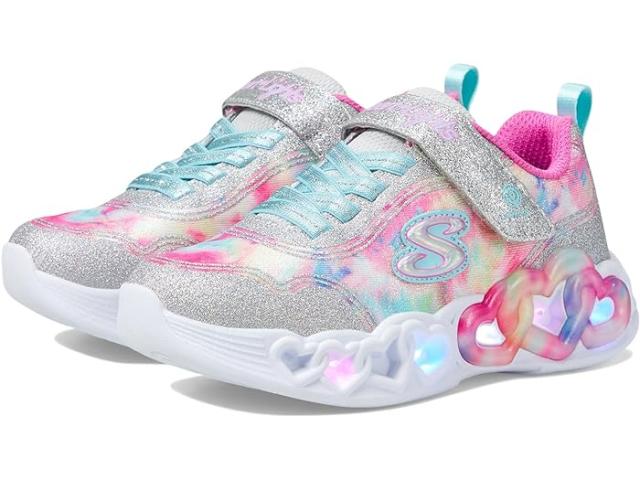 (取寄) スケッチャーズ キッズ ガールズ インフィニット ハート ライト 303753L (リトル キッド/ビッグ キッド) SKECHERS KIDS girls SKECHERS KIDS Infinite Heart Lights 303753L (Little Kid/Big Kid) Silver/Multiの通販は 15,680円