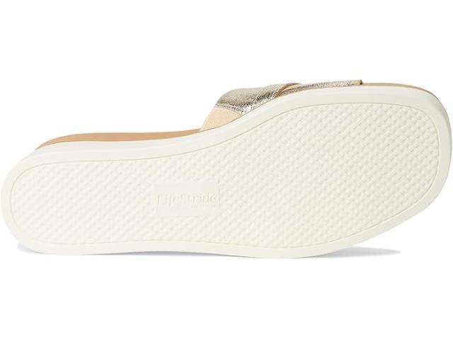 (取寄) ライフストライド レディース ジェネビーブ LifeStride women Genevieve Platino Gold Faux Leatherの通販は