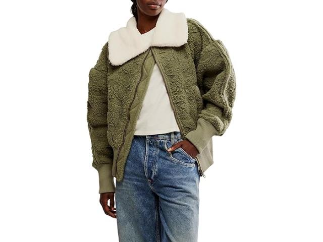 (取寄) フリーピープル レディース コージー アップ カルディ Free People women Cozy Up Cardi Crystal Kelp Combo