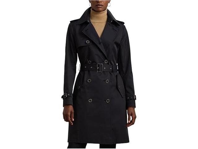 (取寄) ローレン ラルフローレン レディース DB ベルテッド レイン 38 Lauren Ralph Lauren women Db Belted Rain 38