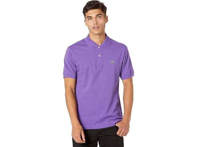 (取寄) ラコステ メンズ L1212 クラシック ピケ ポロ シャツ Lacoste men L1212 Classic Pique Polo Shirt Lavender