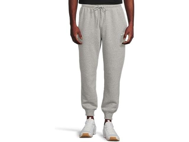 (取寄) ナイキ メンズ クラブ バスケット ボール ジョガーズ Nike men Club Basket Ball Joggers Dark Grey Heather/Light Smoke Grey/White