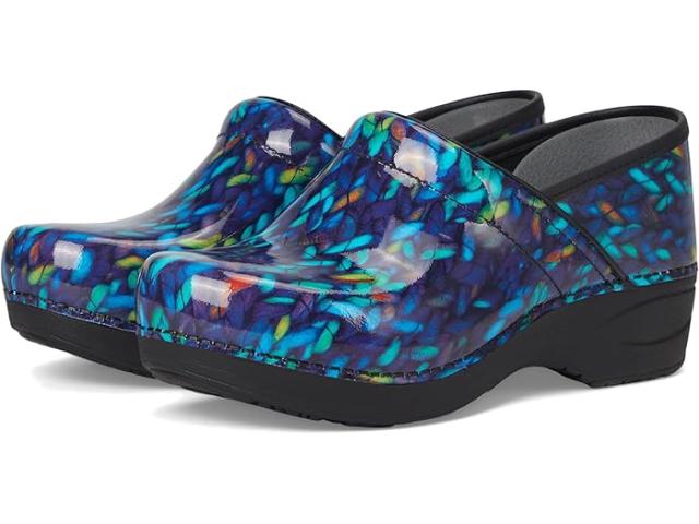 (取寄) ダンスコ レディース Xp 2.0 クロッグ Dansko women XP 2.0 Clog Blue Knit Patent