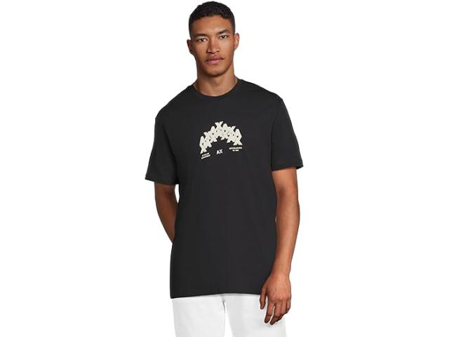 (取寄) アルマーニエクスチェンジ メンズ AX グラフィック T-シャツ Armani Exchange men Ax Graphic T-shirt Deep Navy