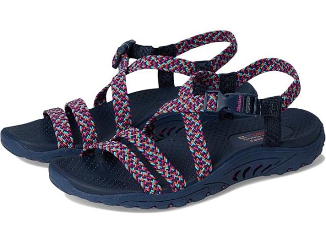 (取寄) スケッチャーズ レディース レゲエ - アドワー ユー SKECHERS women Reggae - Adore You Navy/Pink