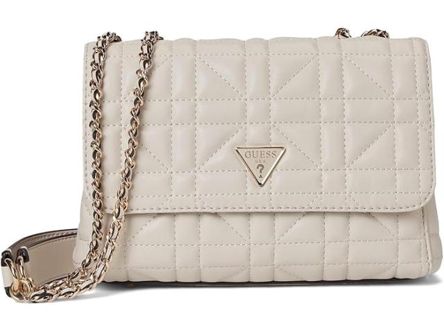 (取寄) ゲス レディース エディタ コンバーチブル クロスボディ フラップ GUESS women Edita Convertible Crossbody Flap Stone