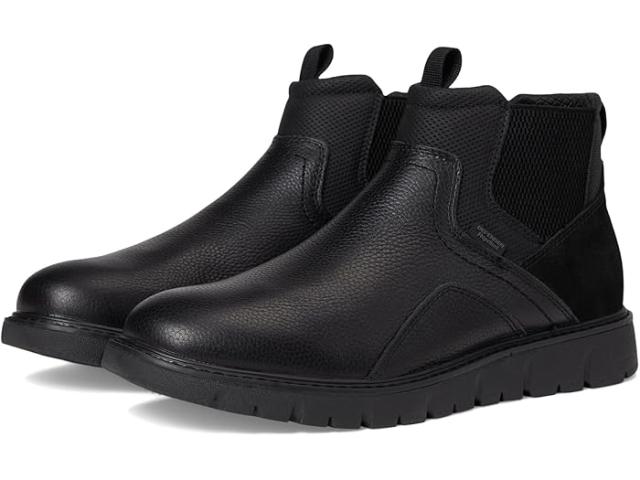 (取寄) ナン ブッシュ メンズ プレーン トゥ チェルシー ブーツ ライトウェイト コンフォタブル チャッカ Nunn Bush men Karnak Plain Toe Chelsea Boots Lightweight Comfortable Chukka Black