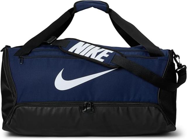 (取寄) ナイキ ブラジリア 9.5 トレーニング ダッフル バッグ (ミディアム, 60L) Nike Brasilia 9.5 Training Duffel Bag (Medium, 60L) Midnight Navy/Black/White