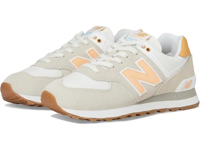 (取寄) ニューバランス クラシックス レディース 574 New Balance Classics women 574 Timberwolf/Alpha Orange