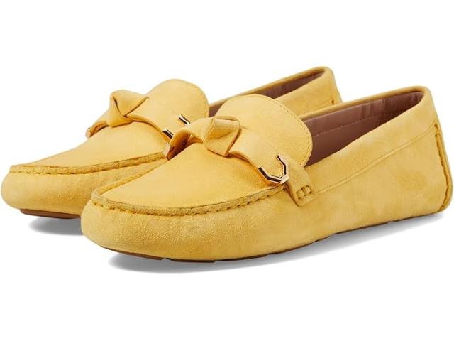 (取寄) コールハーン レディース エブリン ボウ ドライバ Cole Haan women Evelyn Bow D Sunset Gold Suede