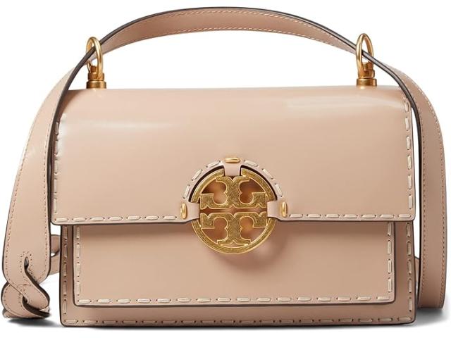 (取寄) トリーバーチ レディース ミラー スパッツォラート ピック ステッチ スモール フラップ ショルダー バッグ Tory Burch women Tory Burch Miller Spazzolato Pick Stitch Small Flap Shoulder Bag Devon Sandの通販は 70,087円