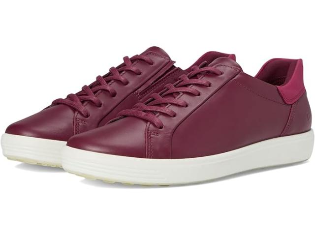 (取寄) エコー レディース ソフト 7 イージー スリップ スニーカー ECCO women Soft 7 Easy Slip Sneaker Dark Ruby/Red Plum Nubuck