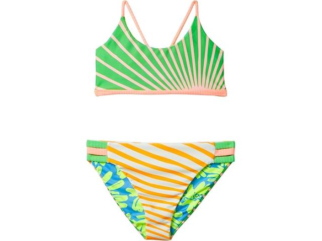 (取寄) マージ キッズ レディース フラワー ガールズ スイムウェア Maaji Kids women Flowers Girls Swimwear Sunrise Colada