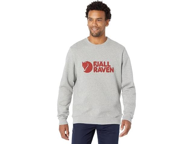 (取寄) フェールラーベン メンズ ロゴ セーター Fjllrven men Fjallraven Fjallraven Logo Sweater Grey/Melange