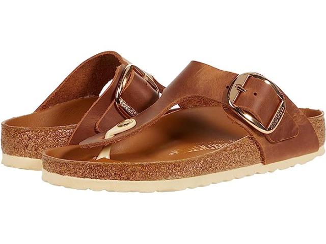 (取寄) ビルケンシュトック レディース ギゼ ビッグ バックル - オイルド レザー Birkenstock women Birkenstock Gizeh Big Buckle - Oiled Leather Cognac Leather
