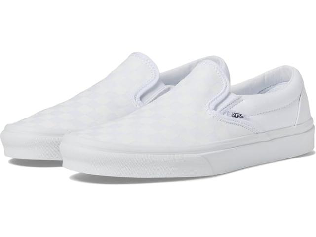 (取寄) バンズ クラシック スリッポン チェッカーボード Vans Classic Slip-On Checkerboard (Checkerboard) True White/True White