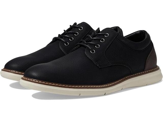 (取寄) ナン ブッシュ メンズ チェイス 2.0 カジュアル プレーン トゥ オックスフォード コンテンポラリー レースアップ Nunn Bush men Chase 2.0 Casual Plain Toe Oxford Contemporary Lace-Up Black