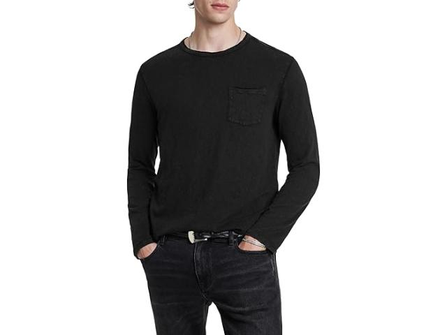(取寄) ジョン バルベイトス メンズ チェイン ピース ティー John Varvatos men Chain Peace Tee KG6715W24 Charcoal
