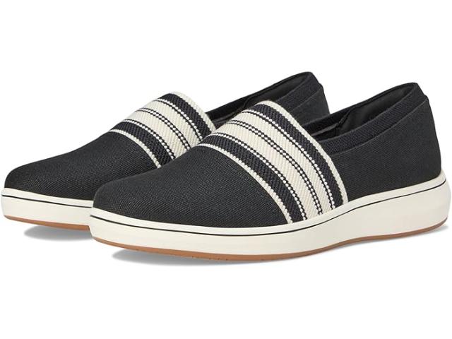 (取寄) クラークス レディース ブリーズ スカイ ミスト Clarks women Breeze Sky Mist Black Textile