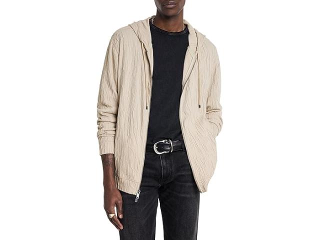 (取寄) ジョン バルベイトス メンズ ジップ パーカー John Varvatos men Ihsan Zip Hoodie K6567S25 Fossil Grey