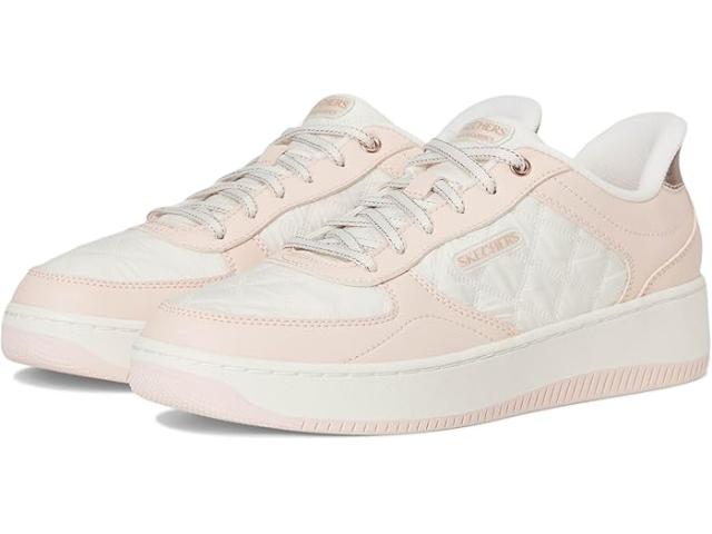 (取寄) スケッチャーズ レディース スポーツ コート ジャーニー ハンズ-フリー スリップ-インス SKECHERS women Sport Court 2.0-Daily Journey Hands-Free Slip-Ins Off White/Pink