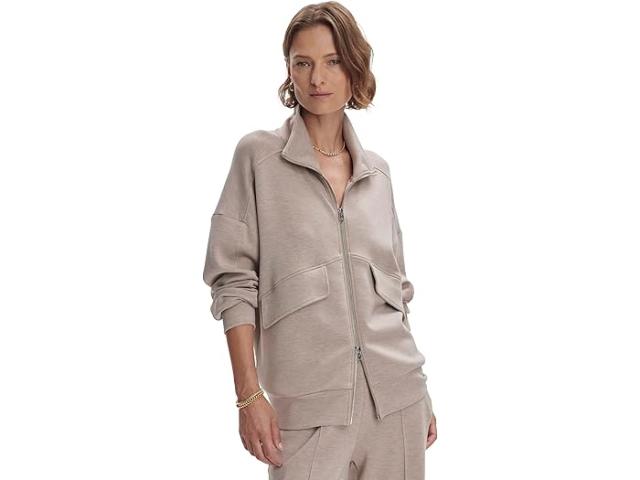 (取寄) バーリー レディース ガルシア ジップ スルー スウェット Varley women Garcia Zip Through Sweat Taupe Marl