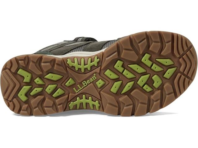 (取寄) キッズ ノー レース トレイル モデル ハイカー ウォータープルーフ L.L.Bean Kids kids No Lace Trail Model Hiker Waterproof Dusty Olive