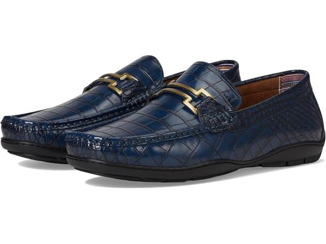 (取寄) ステイシー アダムス メンズ モック トゥ ドライバ Stacy Adams men Embrey Moc Toe D Navy