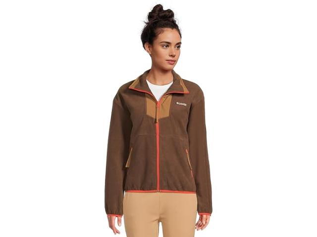 (取寄) コロンビア レディース セコイア フル ジップ フリース Columbia women Sequoia Grove Full Zip Fleece Tobacco/Camel Brown/Zing