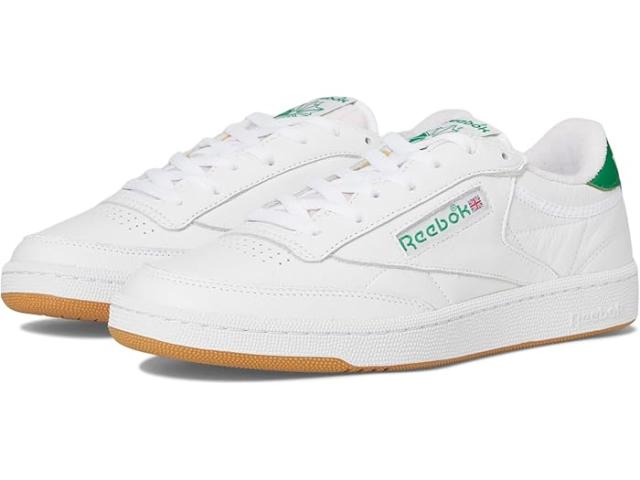 (取寄) リーボック ライフスタイル クラブ シー 85 ビンテージ Reebok Lifestyle Club C 85 Vintage Footwear White/Glen Green/Rbk Rubber Gum1