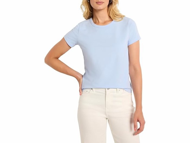 (取寄) ニックゾー レディース パーフェクト ニット クルー ネック T-シャツ NIC+ZOE women Perfect Knit Crew Neck T-shirt Paper Whiteの通販は 19,910円