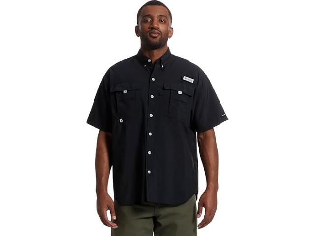 (取寄) コロンビア メンズ バハマ リ ショート スリーブ シャツ Columbia men Bahama II Short Sleeve Shirt Black 1