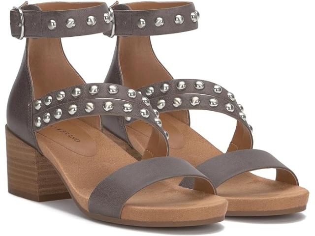(取寄) ラッキーブランド レディース スタデッド ヒールド サンダル Lucky Brand women Lucky Brand Piah Studded Heeled Sandal Chocolate
