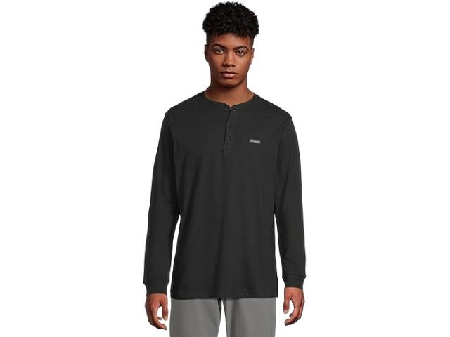 (取寄) コロンビア メンズ ランドローマー ロング スリーブ ヘンリー Columbia men Landroamer Long Sleeve Henley Black