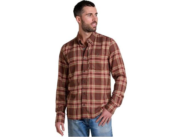 (取寄) トードアンドコー メンズ エアスミス ロング スリーブ シャツ Toad&Co men Airsmyth Long Sleeve Shirt Chestnut Tartan