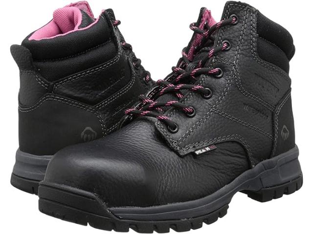 (取寄) ウルヴァリン レディース パイパー 6 ウォータープルーフ コンポジット トゥ ワーク-ブート Wolverine women Wolverine Piper 6" Waterproof Composite Toe Workboot Blackの通販は 44,720円