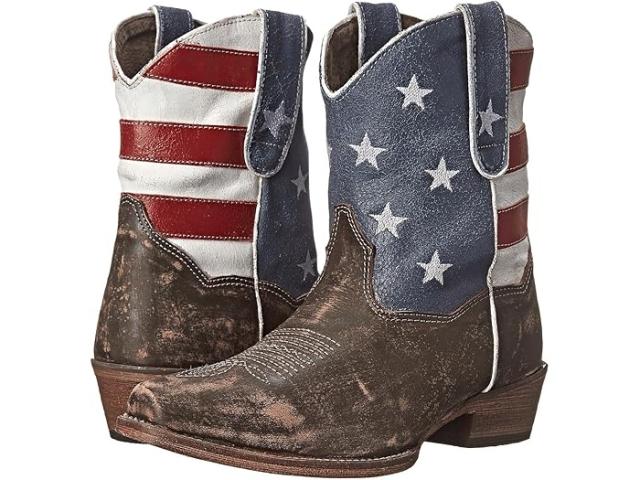 (取寄) ローパー レディース アメリカン フロッグ ショーティー Roper women Roper American Flag Shorty Brownの通販は 28,974円