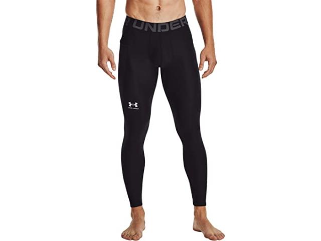 (取寄) アンダーアーマー メンズ ヒートギア アーマー レギングス Under Armour men Under Armour Heatgear Armour Leggings Black/Pitch Gray