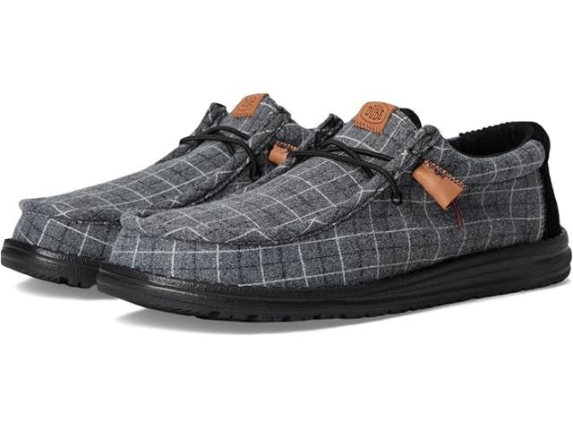 (取寄) ヘイ デュード メンズ ウォーリー プレイド コーデュロイ Hey Dude men Wally Plaid Corduroy Black/Multi