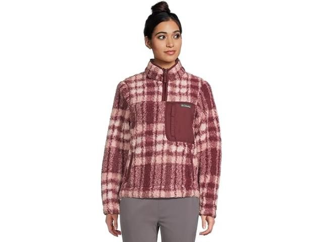 (取寄) コロンビア レディース ウェスト ベンド 1/4 ジップ リ Columbia women West Bend 1/4 Zip II Rich Wine Herringplaid