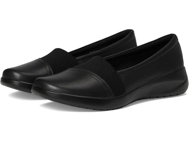 (取寄) クラークス レディース レアー Clarks women Kaetlyn Rhea Black Leather